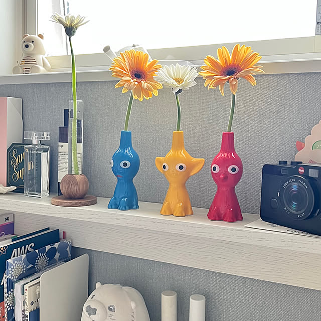 フラワーベース ピクミンの一輪挿しのおすすめ商品とおしゃれな実例