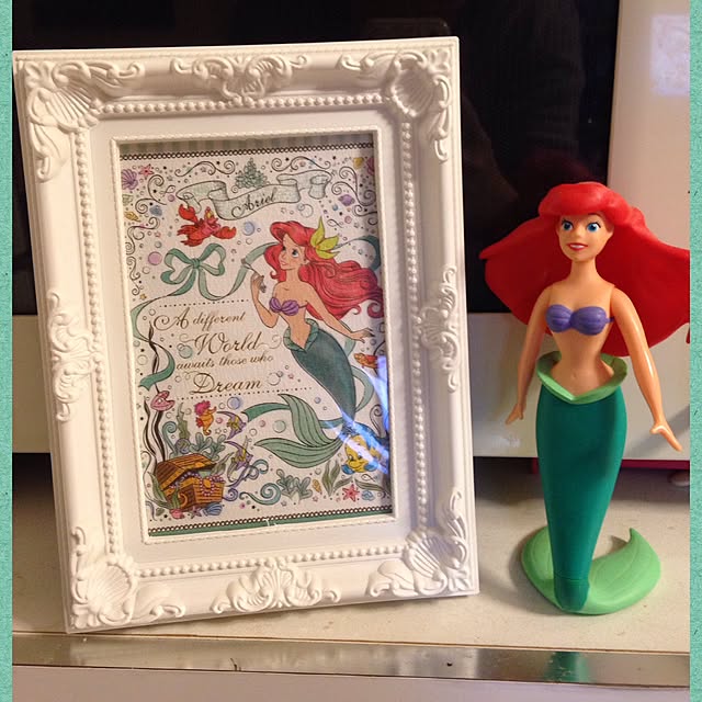 ディズニー リトルマーメイド アリエル フォトスタンド リトル