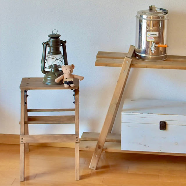 DIY 脚立棚のインテリア・手作りの実例 ｜ RoomClip（ルームクリップ）
