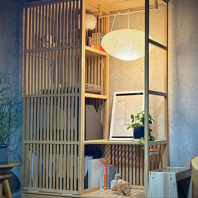 TECHNAのヴィンテージワイドシェルフボード シェルフ/ TVボード