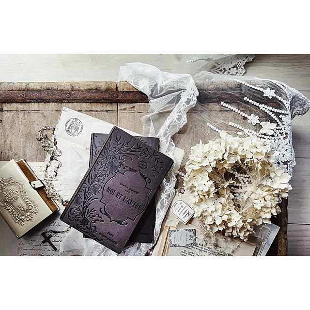 ジャンクジャーナル シャビー ビクトリアン アンティーク フラワー