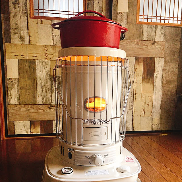 コロナ&トヨトミ石油ストーブ用ウッド&アイアンストーブガード 詣で