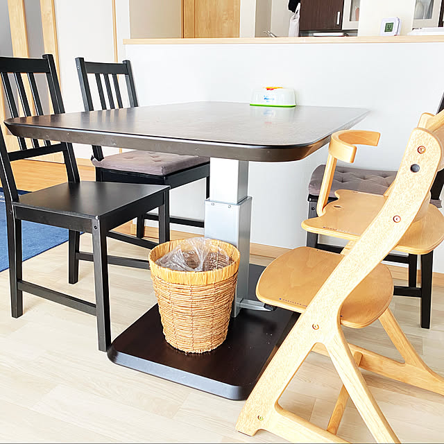 ニトリ 昇降式ダイニングテーブル(コラボ120DT DBR) - 通販 | 家具と