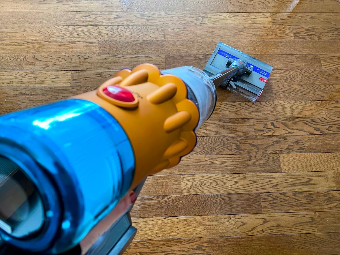 ダイソンV12s Detect Slim Submarineを実機レビュー！吸引・水拭きが