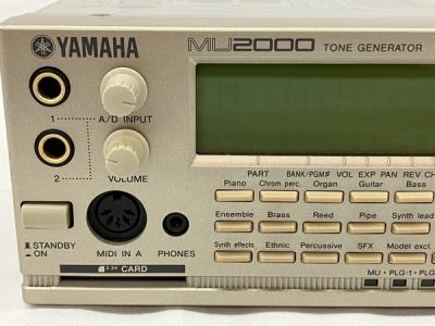 希少品】 YAMAHA ヤマハ MU2000 音源モジュール 取説付属 希少品