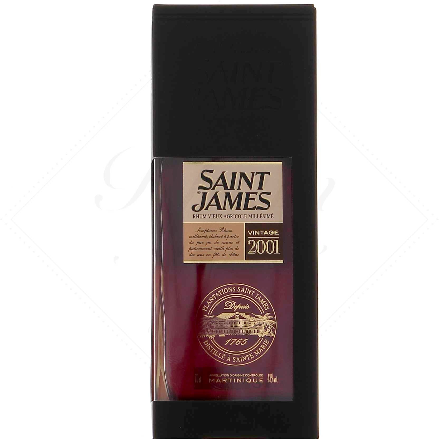 Saint James Vintage 2001 43° - Rum Attitude