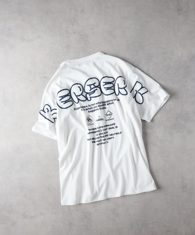 発砲バックプリントTシャツ(M ホワイト): トップス｜Right-on公式