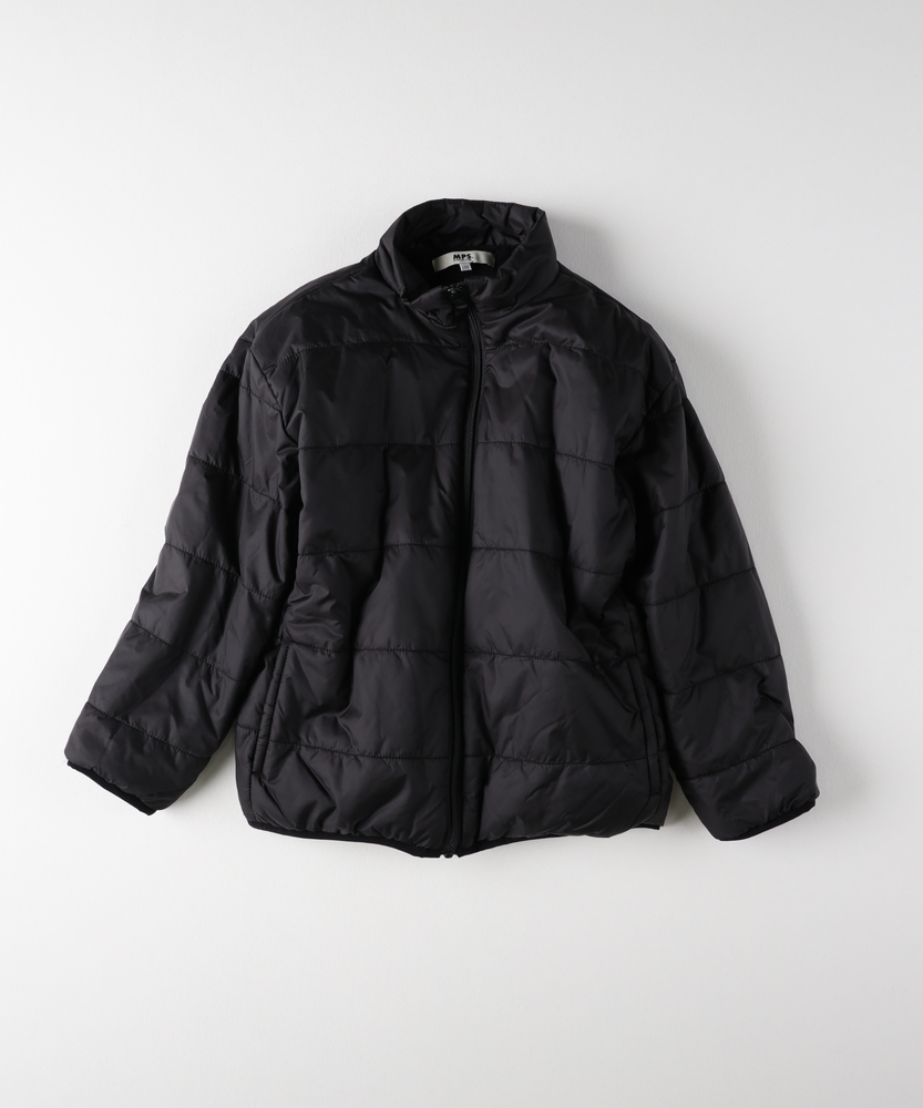 洗濯機で洗えてお手入れがラク】スタンドネック裏ボア中綿ジャケット