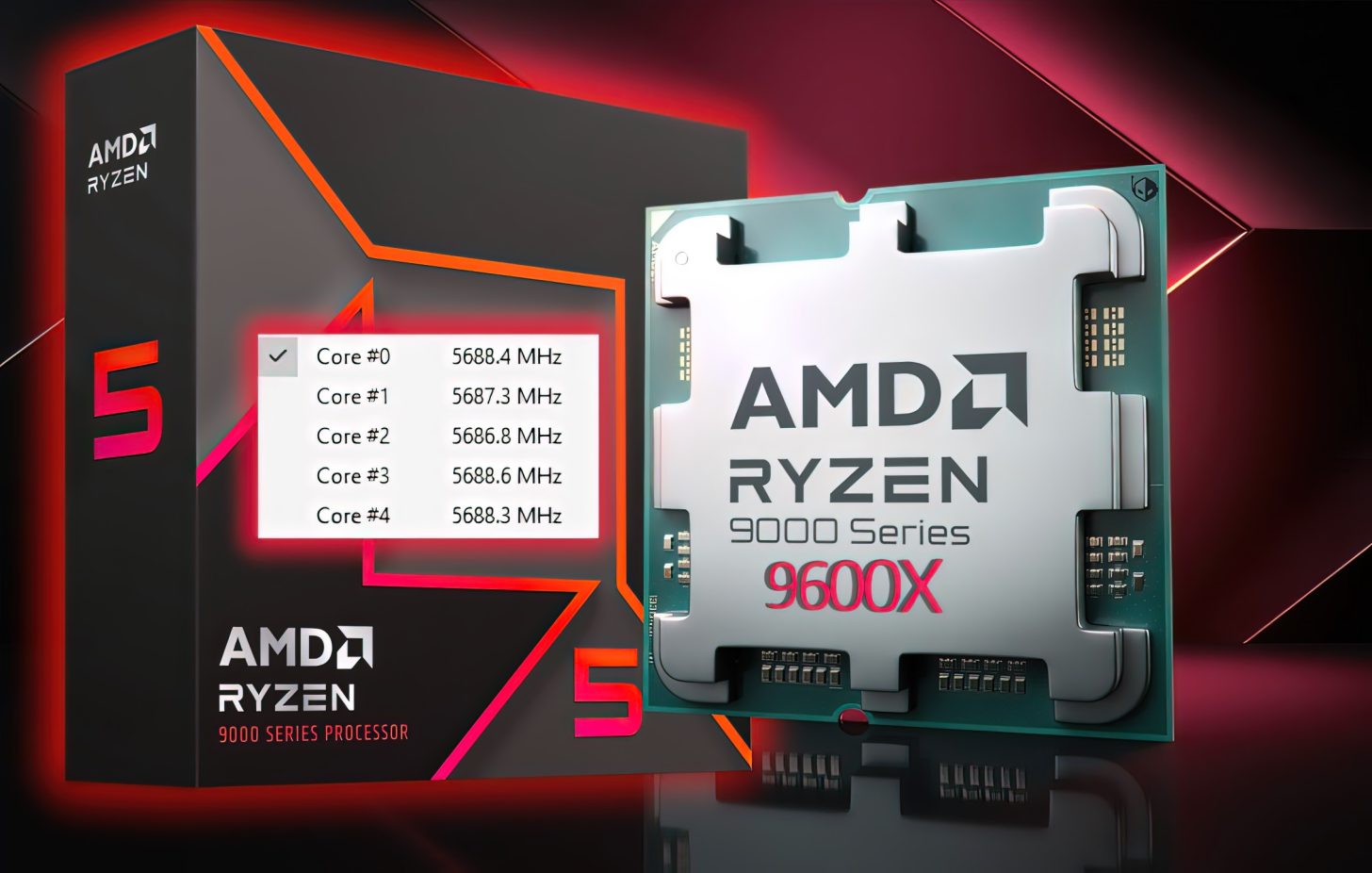 AMD Ryzen 5 9600X ES CPU Overclocked To 5.7 GHz Across All Six Zen