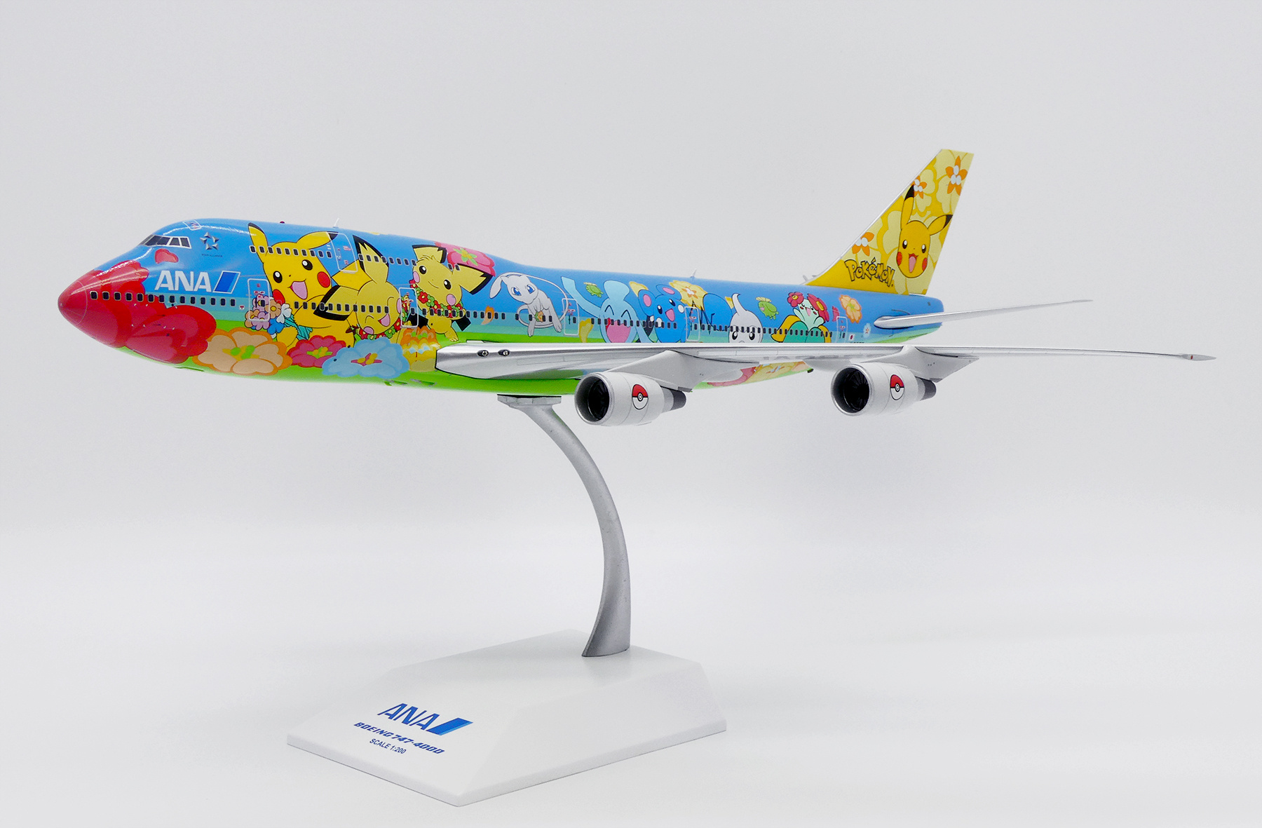 美品】Pokemon ANA BOEING 747-400 J8964 1/400 B747-400 ANA ポケモン
