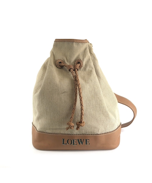 ロエベ LOEWE 巾着ショルダーバッグ ドードー ロエベの巾着”が手ぶら派