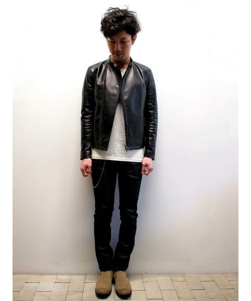 18AW LOUNGE LIZARD 公式 COW SOFT ダブルライダース LOUNGE LIZARD