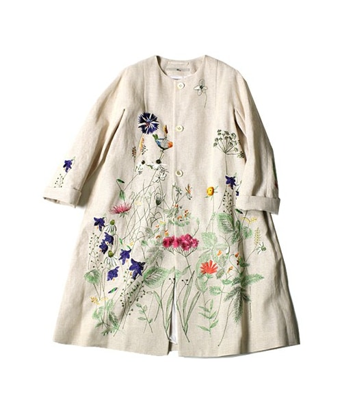 45R（フォーティファイブアール）の「ギマツイード刺繍コート（）」 - WEAR