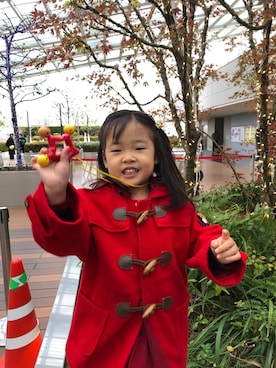 ミキハウス赤いコート