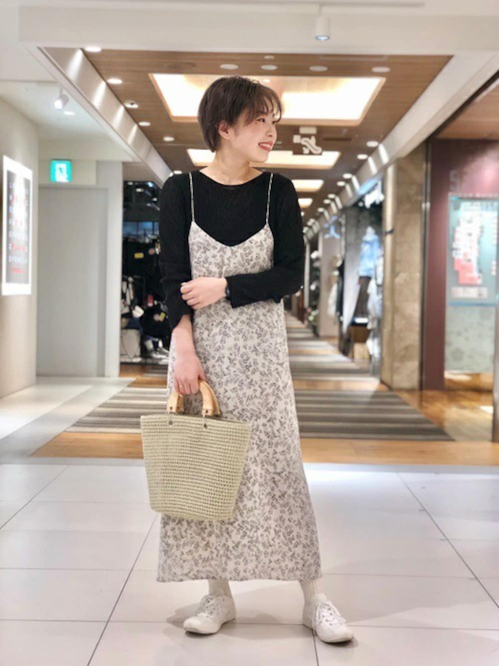 AtelierGG アトリエジジ 19ハーフsize エプロンワンピース AtelierGG