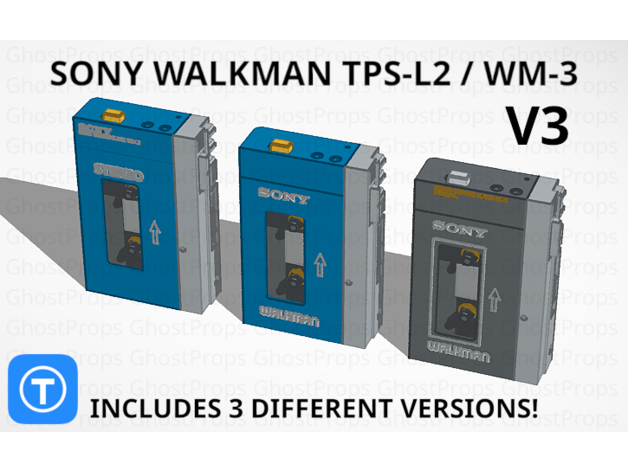 V3) Sony Walkman TPS-L2/WM-3 (Guardians Of The Galaxy) by