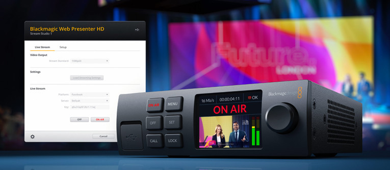 Blackmagic Design New Web Presenter HD Is the Broadcast