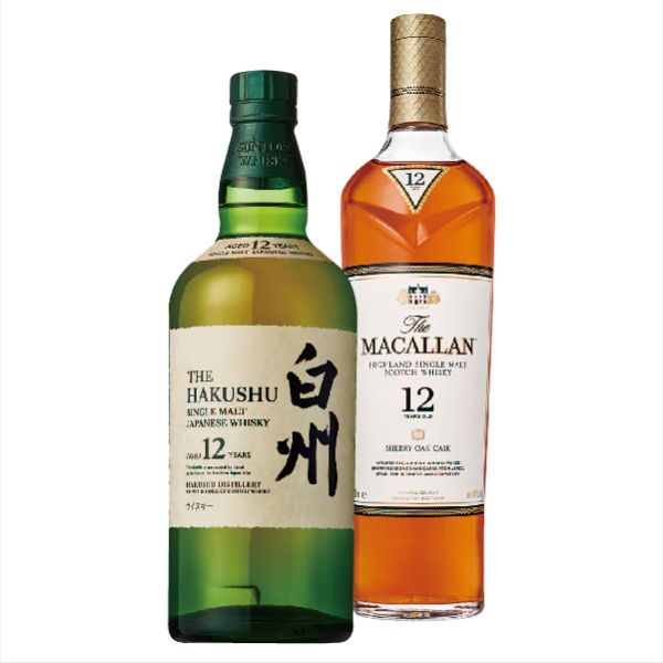 白州12年、ザ・マッカラン12年セット(サントリー)の商品詳細ページ