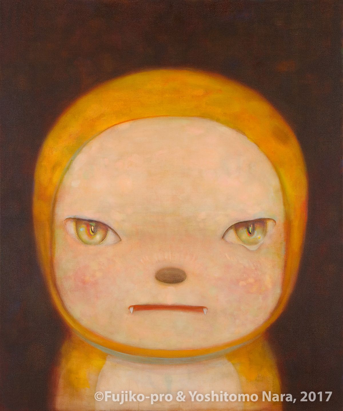 ◇奈良美智 ドラえもん展 ポスター ジャイアンにリボンをとられた