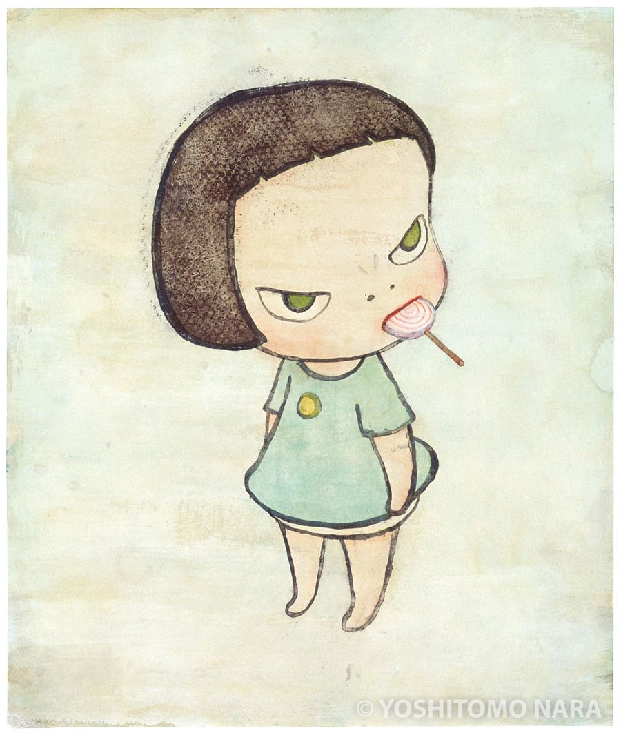 No.YNF2098 - Lollipop 1998 | YOSHITOMO NARA The Works - 奈良美智