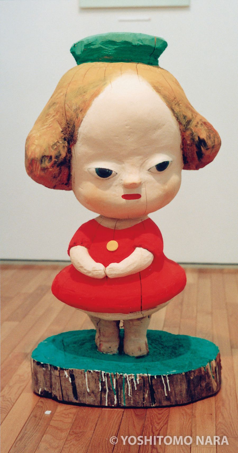 模写】奈良美智 Yoshitomo Nara Harmless Kitty 木 フィギュア acrylic