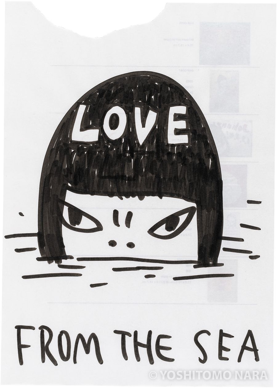No.YNF6804 - LOVE FROM THE SEA 2020 | YOSHITOMO NARA The Works