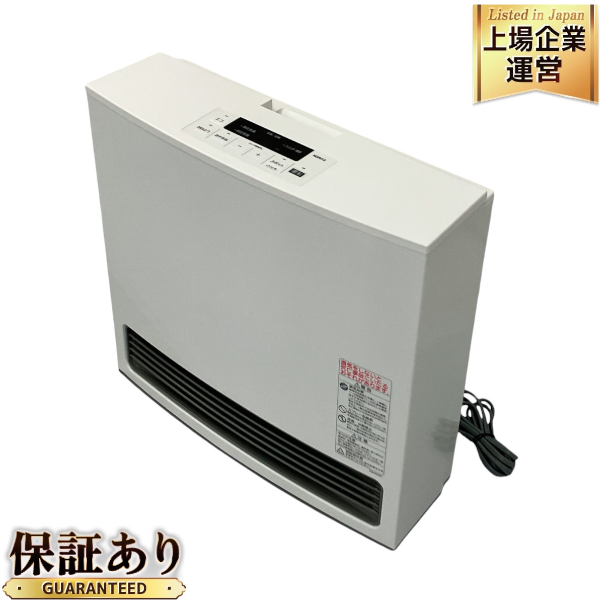 美品ノーリツ ガスファンヒーター ☆GFH-4003S-W5 LPガス用 GFH-4003S-W5