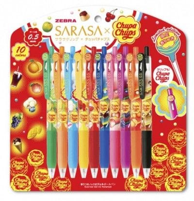 チュッパチャプス!?のボールペン『サラサクリップ×チュッパチャプス