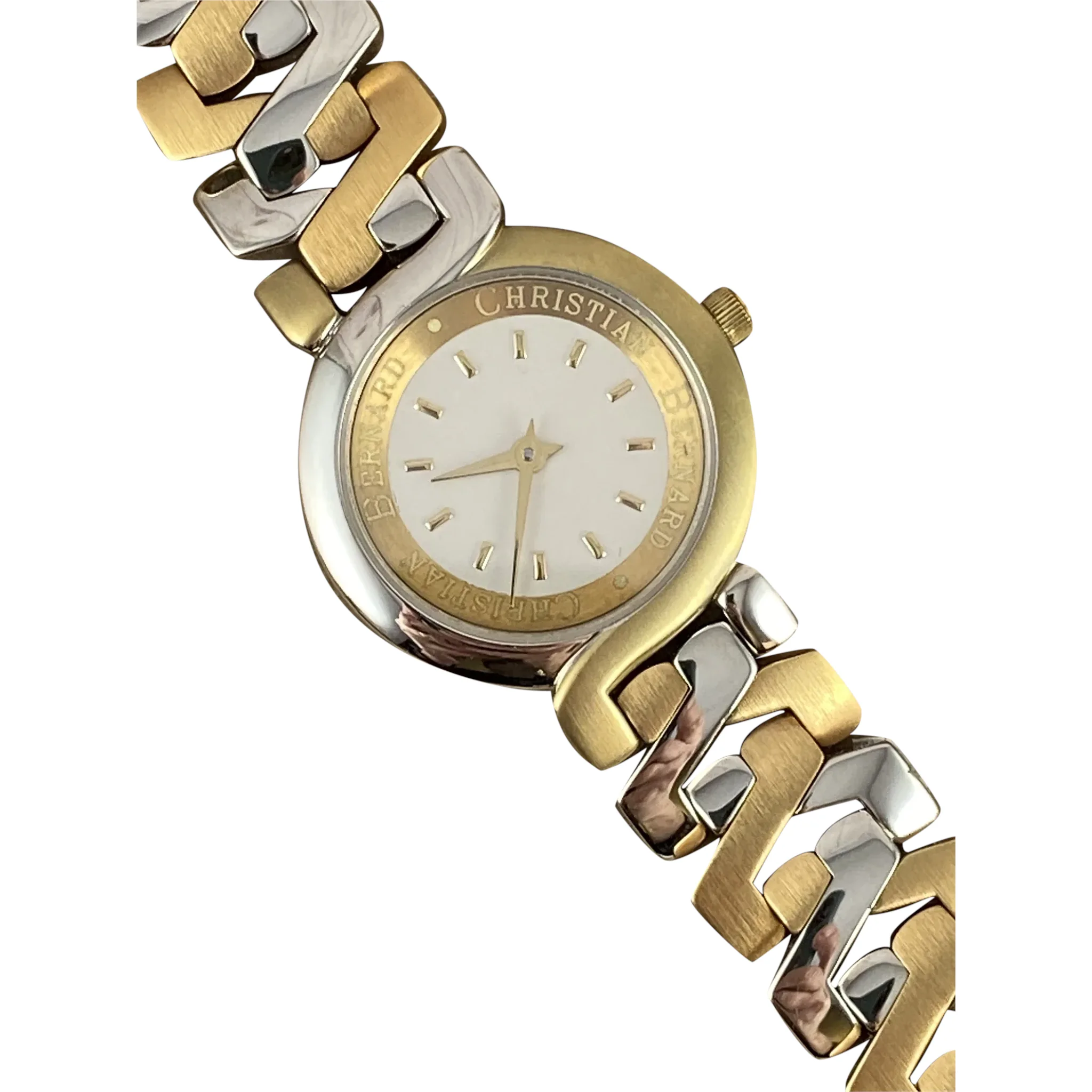 Rare Christian Bernard Paris N3302 18K Gold Plated French Watch