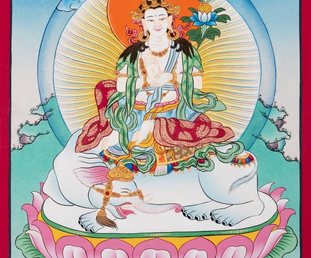 真作】絵画 日本画 静寂の中の微笑 柔らかな色彩の幻想的