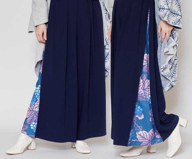 Qutie Frash 8分丈袴パンツ 紫 キューティーフラッシュ 紫色の袴パンツ