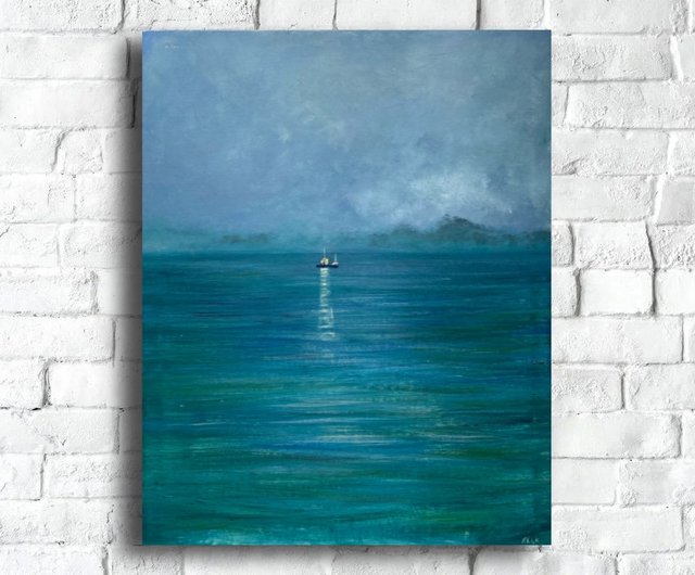 船の油彩画 1960年制作 船の油彩画 1960年制作 船の