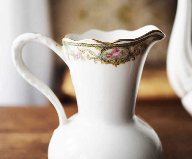 フランス アンティーク リモージュ ピッチャー ジャグ 花瓶 花器