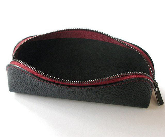 ペンケース 赤 × 黒 Marubayashi | 筆箱・ペンケース - Pinkoi