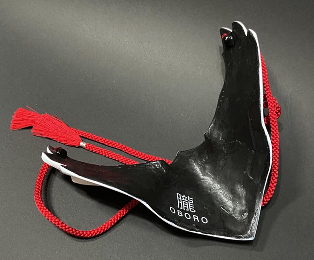 烏面 白×赤 朧 | マスク・コスプレマスク - Pinkoi