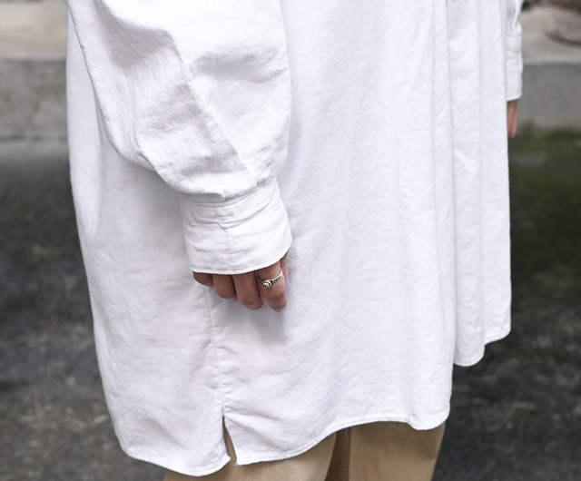 台湾 1900-30s フランスアンティーク リネンシャツ / アンティーク