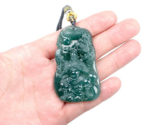 福袋 ネックレス 鹿 本翡翠 氷ヒスイ 誕生日プレゼント 手作り 縁起物