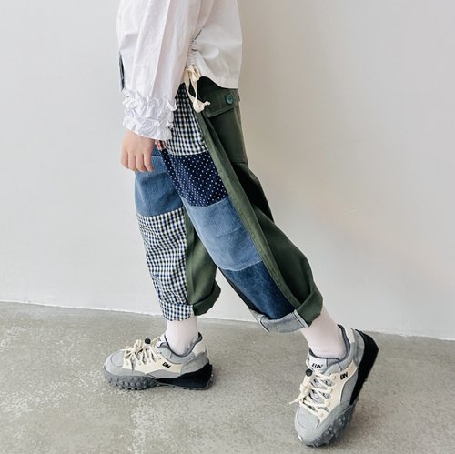 ボトムス・スパッツ apolina MTO Molly Trouser Patchwork 3-5Y