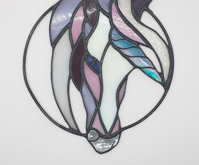 ステンドグラス Woodlands Unicorn ユニコーン グラスマスターズ