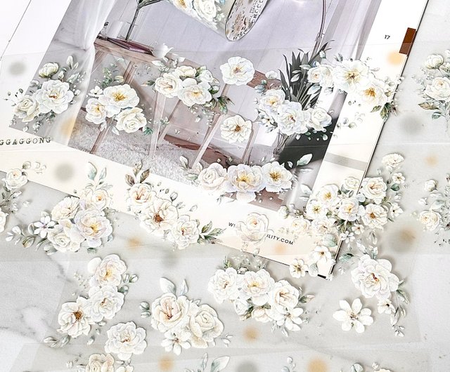 アイボリーブルームPETテープ - ショップ ggaggong マスキングテープ