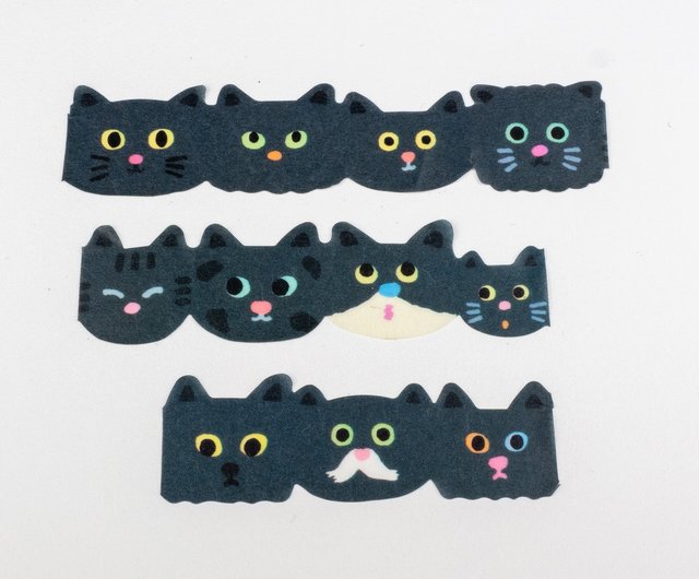 AIUEO マスキングテープ ねこ AIUEO | マスキングテープ・PET テープ