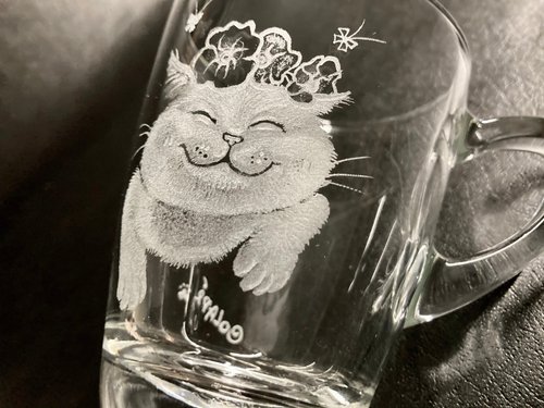 美品)Murano glass ムラーノガラス 猫の置物職人サイン入り(底) 美品