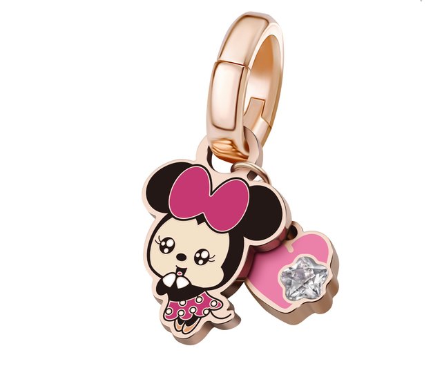 ブレスレット ミッキー&ミニー レア 新品 缶バッジ 付き ブレスレット