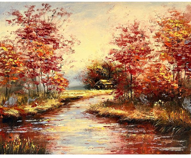 秋の風景 油彩画 大きめのサイズ il_fullxfull.5273781178_3pmg.jpg