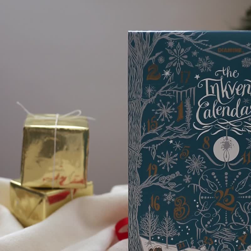 限定版 ダイアミン インクベント カレンダー 2025 - ティール