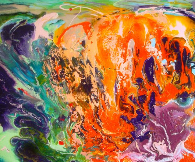 RENA F15サイズ 原画 絵 アート 抽象画 アクリル画 キャンバス RENA