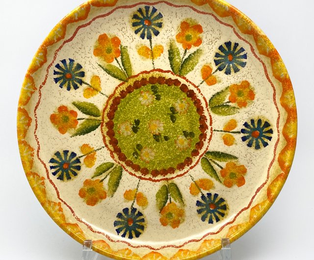 イタリア陶器 モディリアーニ modigliani 飾り皿 魚 プレート テーブル