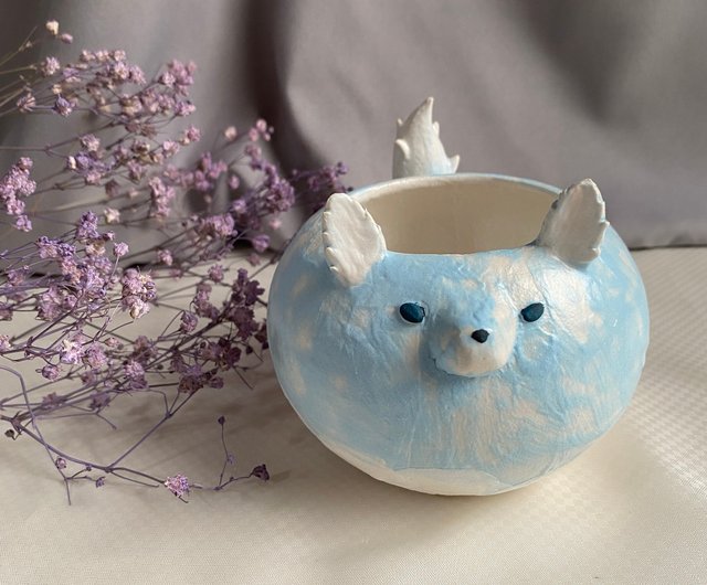 台湾 植木鉢 花入 陶芸 手作り陶器 ツーもち-陶磁器 - Pinkoi