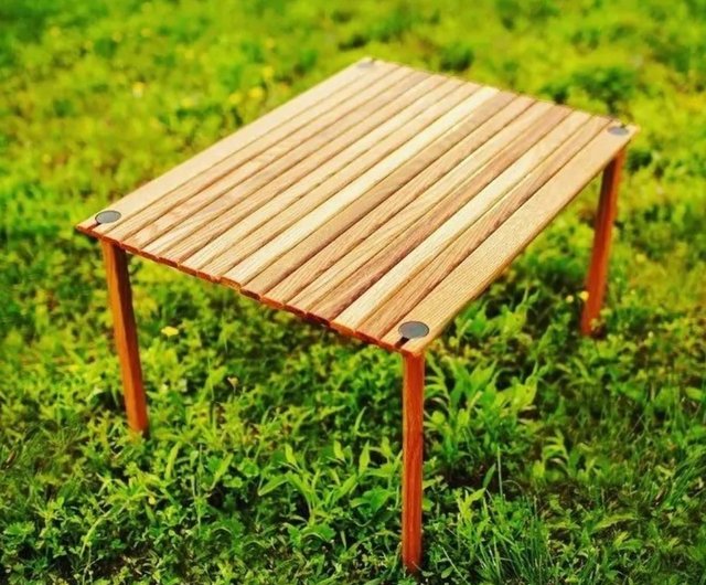 Taiwan Kermit white oak/walnut Kermit table gann2023 - Pinkoi