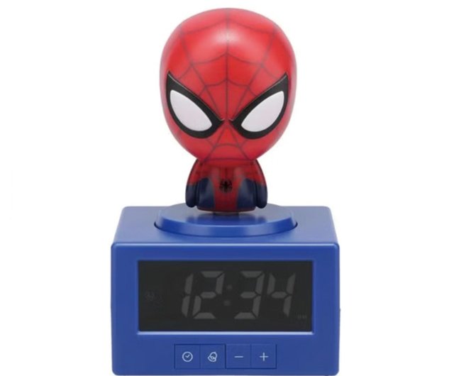 台湾 マーベル スパイダーマン 3D シェイプ スリーインワン目覚まし